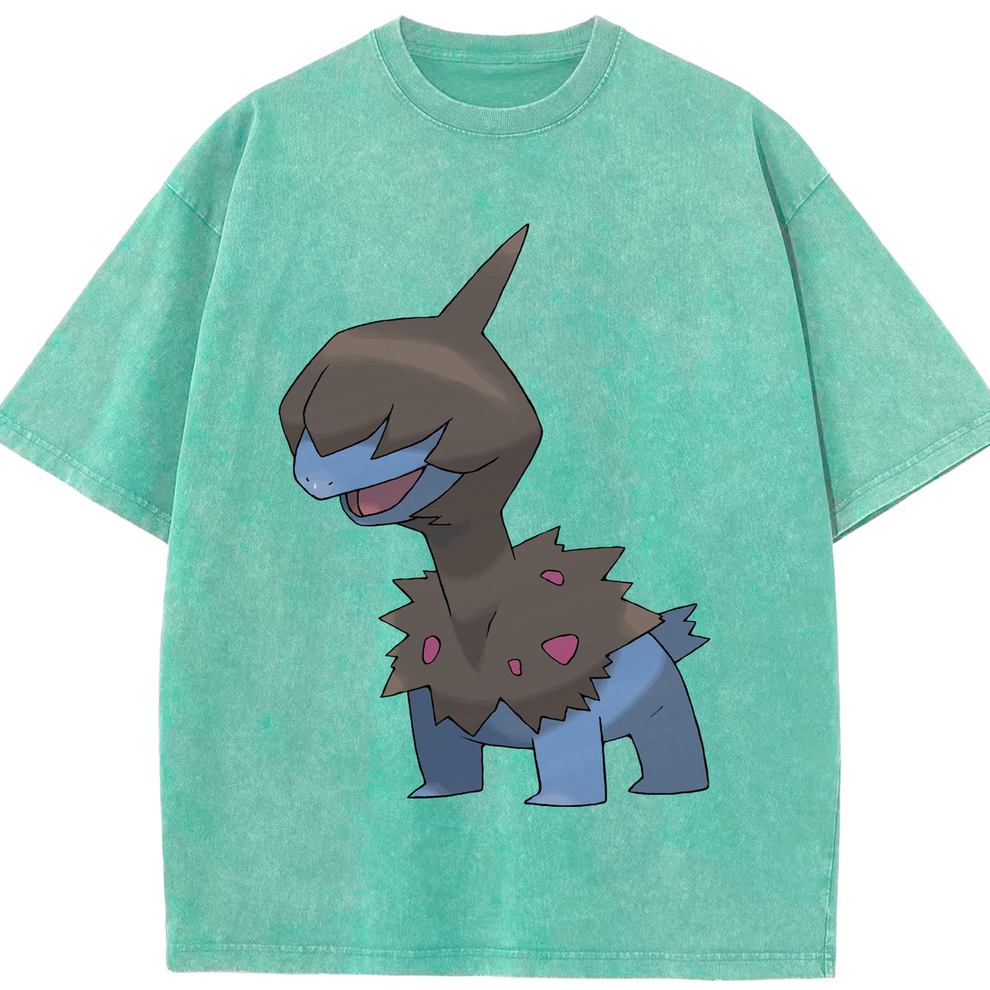 （画像用） ポケットモンスター Pokémon 綿100% ヴィンテージ風 半袖Tシャツ（フロントプリント）